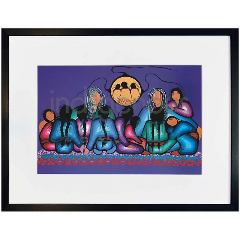 Always For Our Children Wall Art by Cree/Ojibway artist Simone McLeod