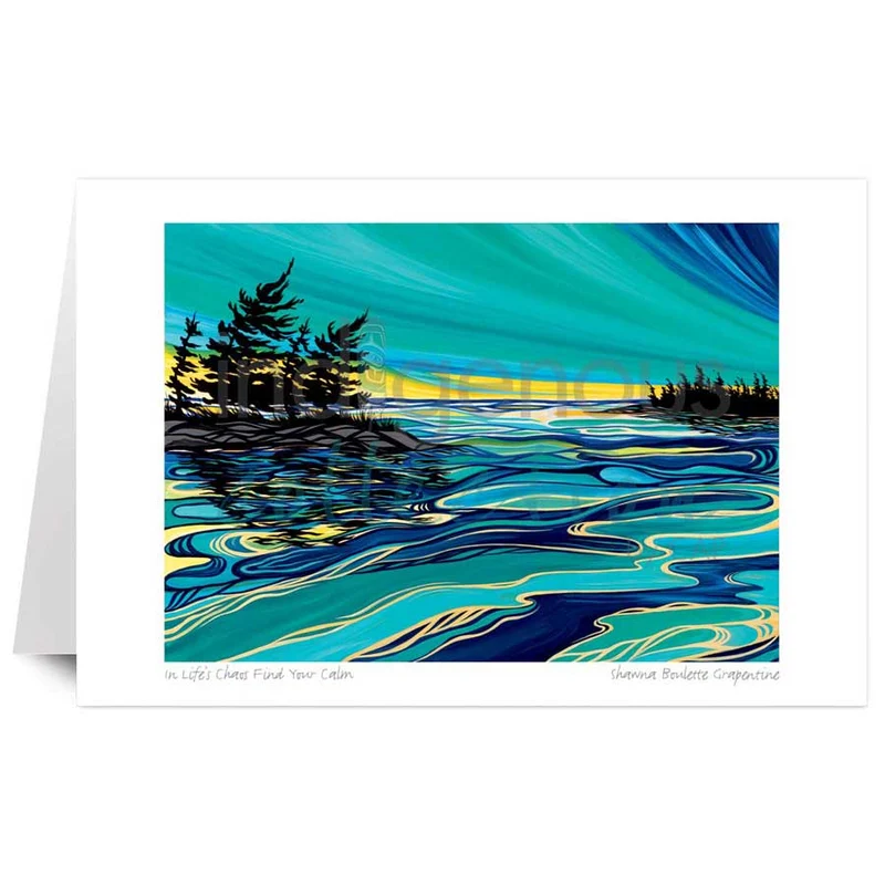 In Life's Chaos Wall Art by Shawna Boulette Grapentine | Indigenous Art Print Canada