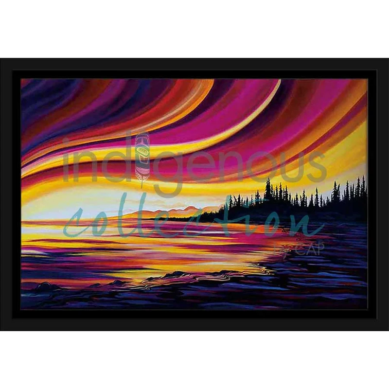 The Calm Wall Art by Shawna Boulette Grapentine | Indigenous Art Print Canada