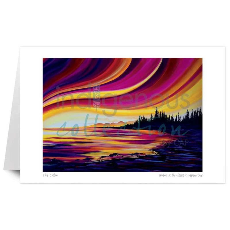 The Calm Wall Art by Shawna Boulette Grapentine | Indigenous Art Print Canada