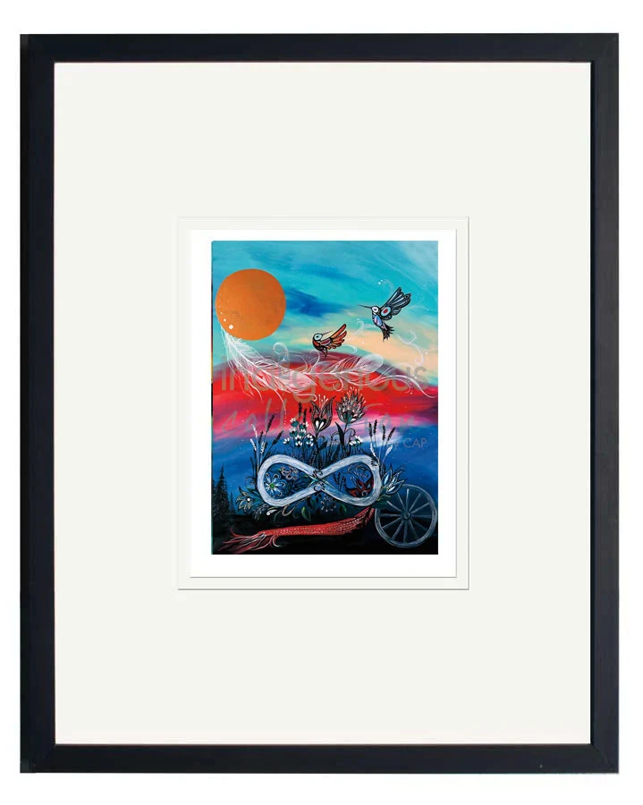 Metis Pride Framed Art by Karen Erickson