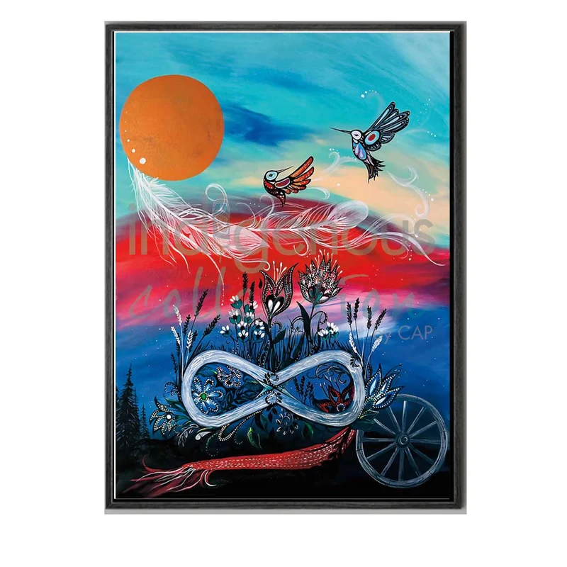 Metis Pride Framed Art by Karen Erickson