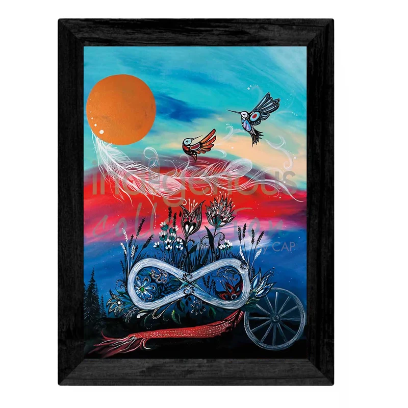 Metis Pride Framed Art by Karen Erickson