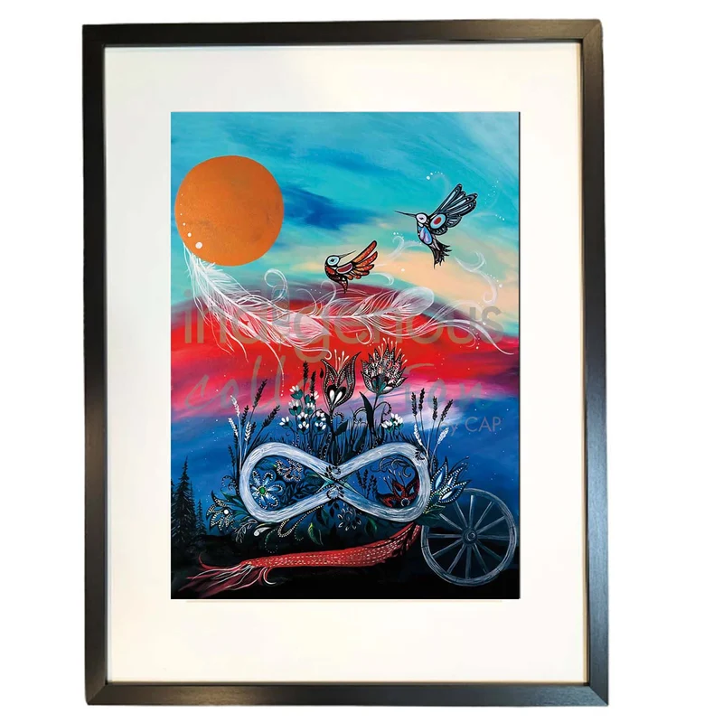 Metis Pride Framed Art by Karen Erickson