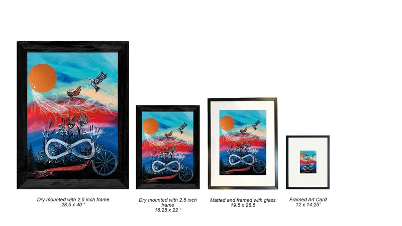 Metis Pride Framed Art by Karen Erickson