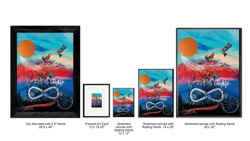 Metis Pride Framed Art by Karen Erickson