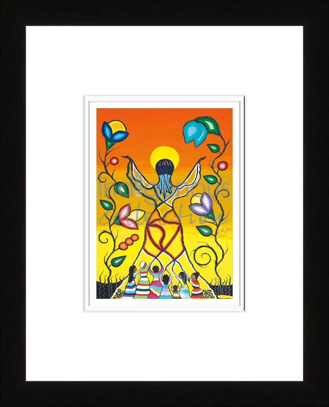 Women Rising with Grandmothers Wall Art by Indigenous artist, Dawn Chartrand