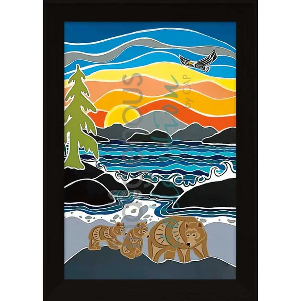 "Follow Me" Wall Art, artwork by Indigenous artist Shelley Davies