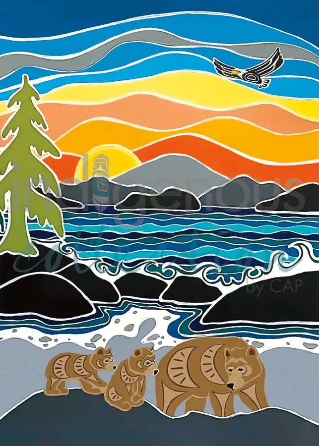 "Follow Me" Wall Art, artwork by Indigenous artist Shelley Davies