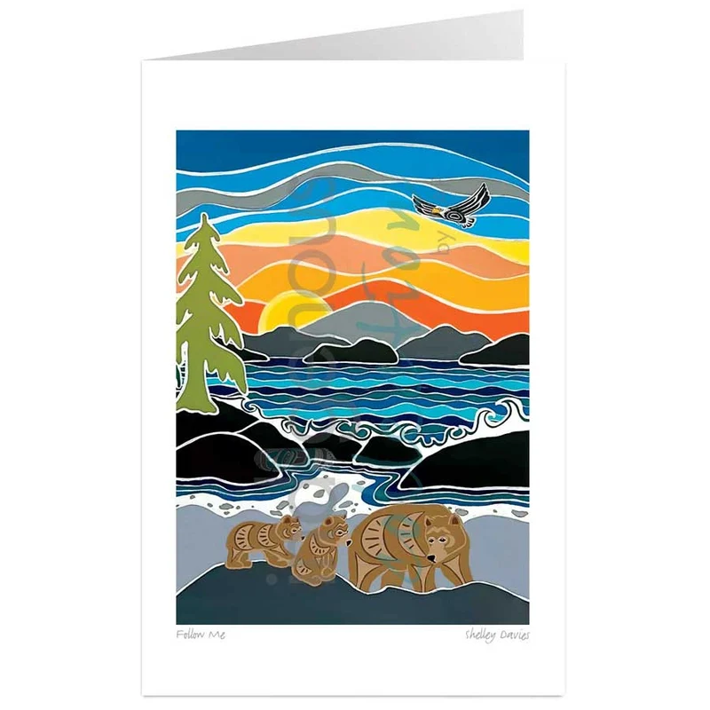 "Follow Me" Wall Art, artwork by Indigenous artist Shelley Davies