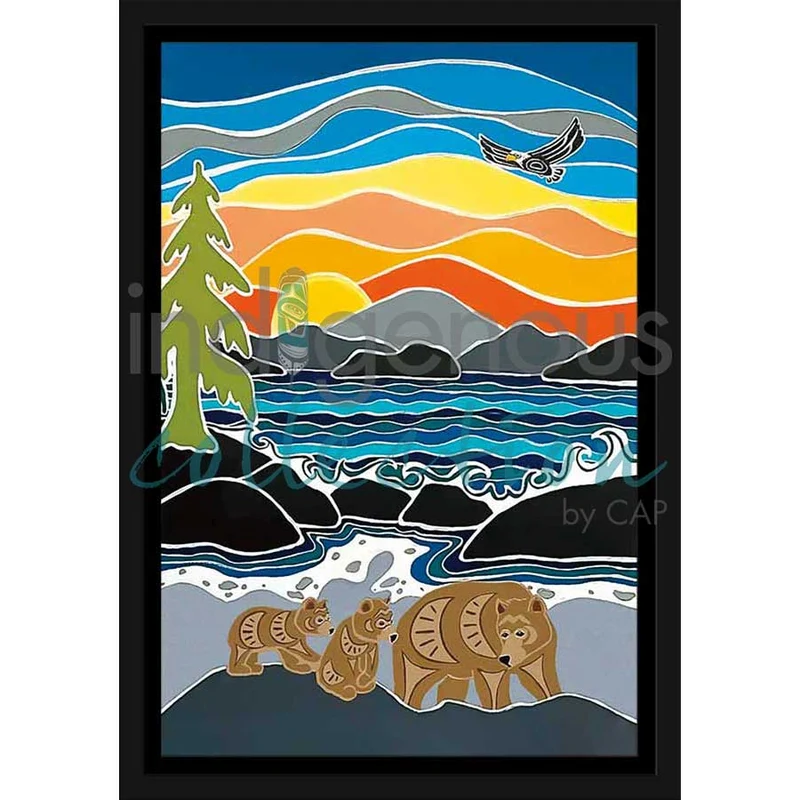 "Follow Me" Wall Art, artwork by Indigenous artist Shelley Davies