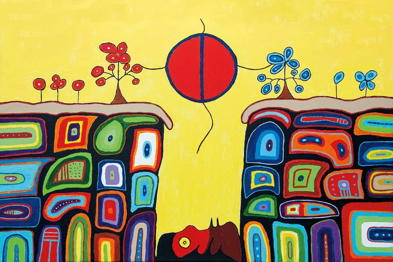 "Which Way" Wall Art, artwork by Indigenous artist Dave Pelletier