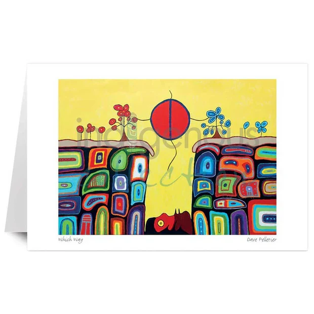 "Which Way" Wall Art, artwork by Indigenous artist Dave Pelletier