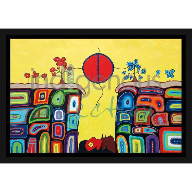"Which Way" Wall Art, artwork by Indigenous artist Dave Pelletier