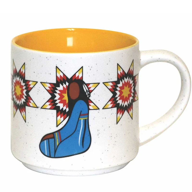 16 oz "Her Ribbon Dress" Mug by Native artist Sharifah Marsden
