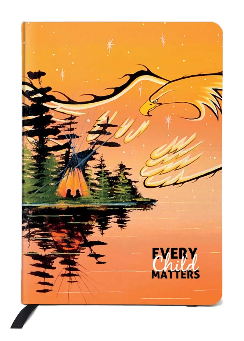 "Eagle Protector" Every Child Matters Journal by Indigenous Artist William Monague