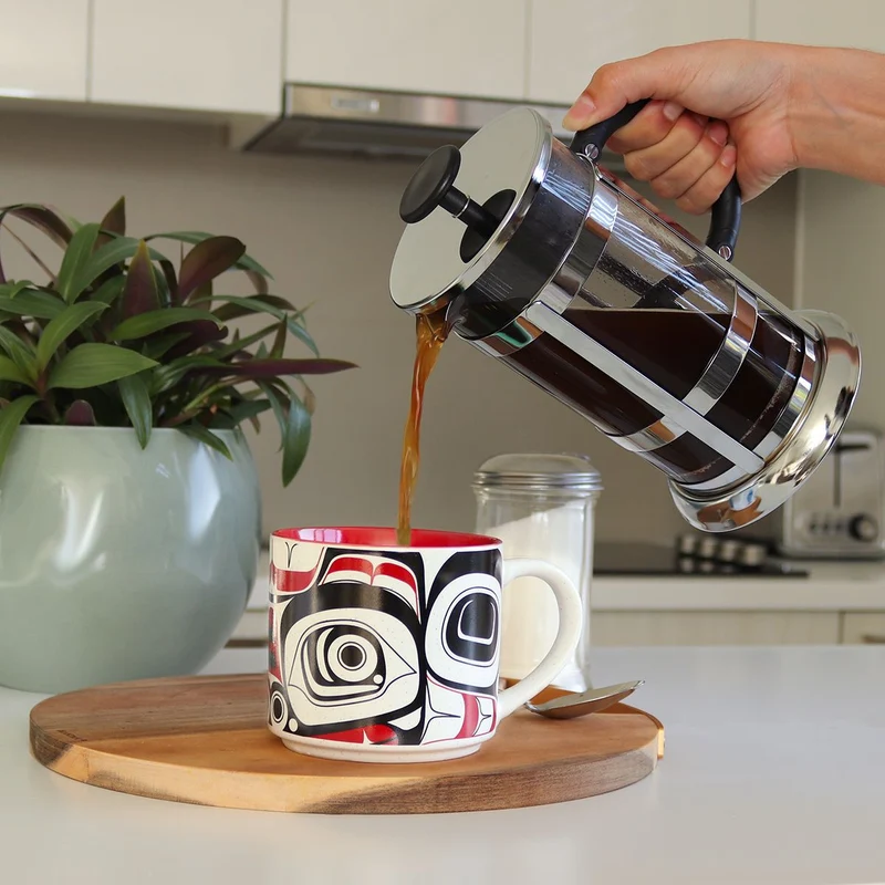 "Matriarch Bear" 16oz Mug by Native Artist Morgan Asoyuf