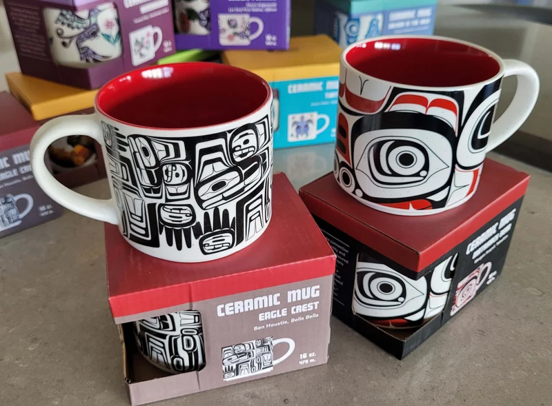 "Matriarch Bear" 16oz Mug by Native Artist Morgan Asoyuf