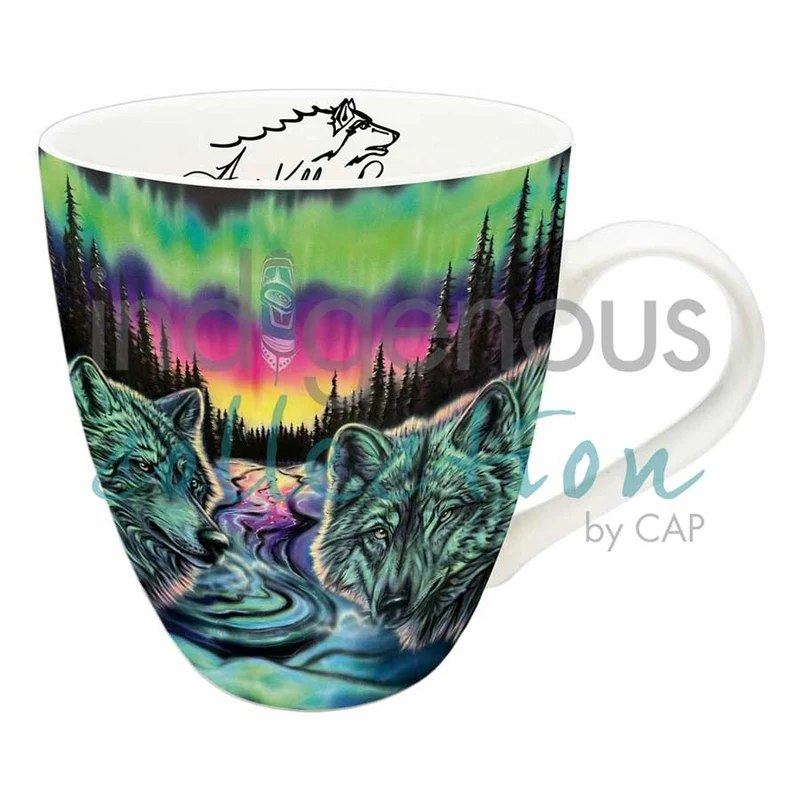 Sky Dance - Wild Harmony 18 oz Mug, Metis artist Amy Keller-Rempp