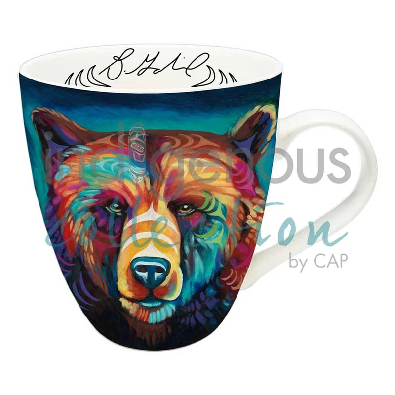 "Sacred Paint: Ethereal Passage" 18 oz mug. Artwork by Brandon Gabriel