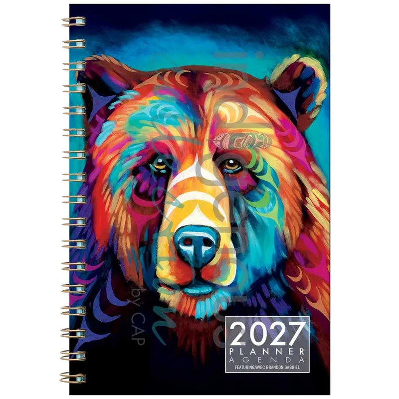 2027 Weekly Planner artwork by Indigenous Brandon Gabriel