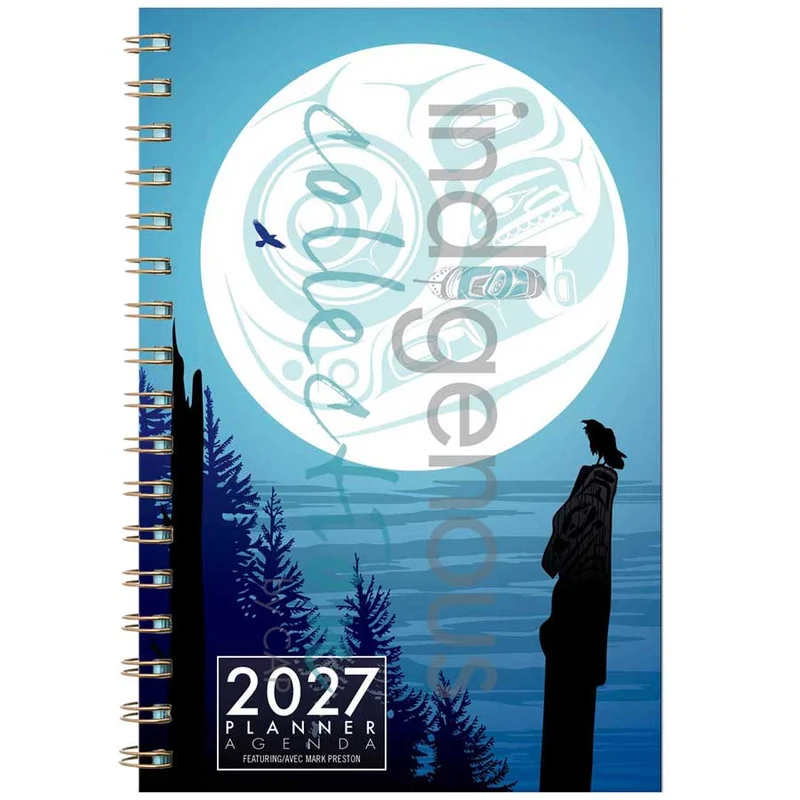 2027 Weekly Planner artwork by Indigenous artist Mark Preston