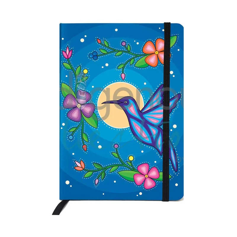 Nenookasi (Hummingbird) Journal - artwork by Indigenous Artist, Marissa Indoe
