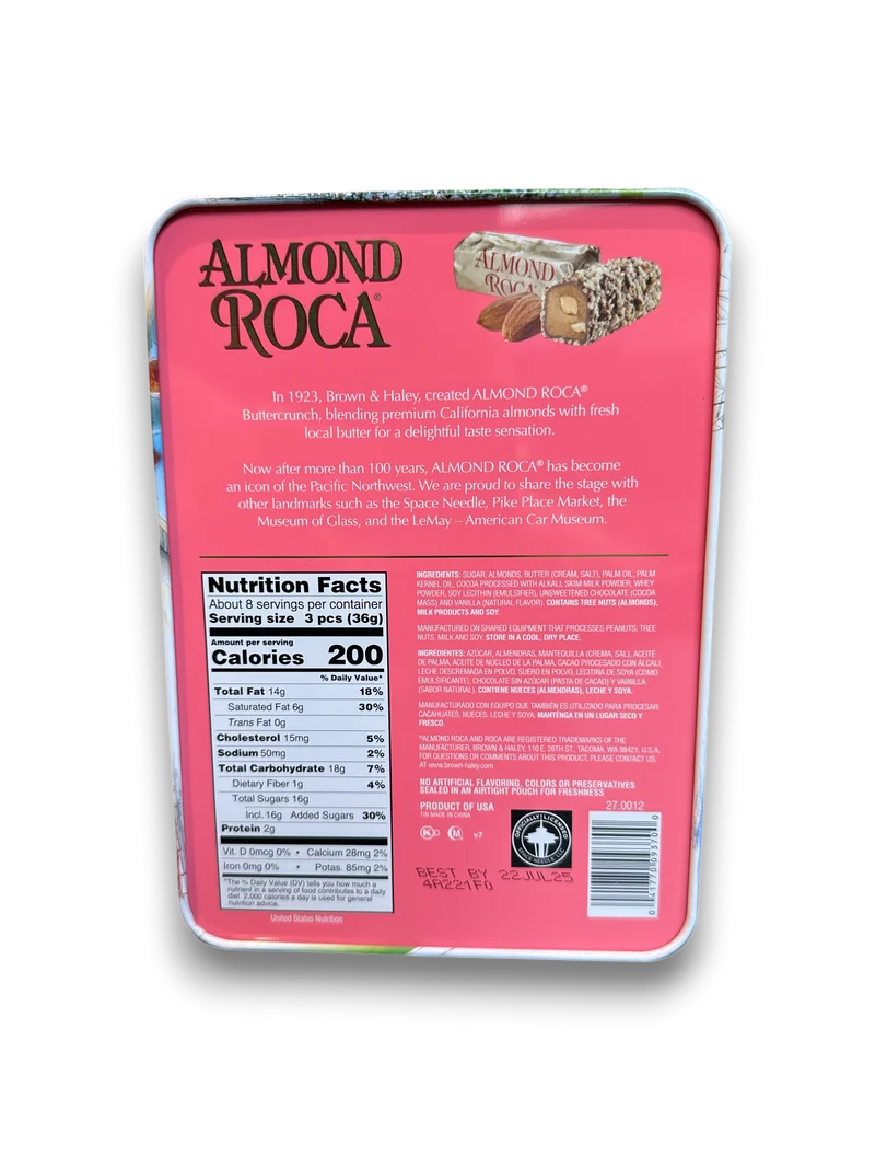 Almond Roca Seattle Tin 10oz