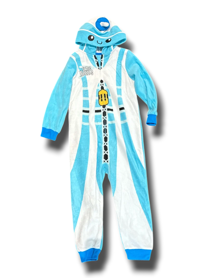 Space Needle Youth Zip Onsie