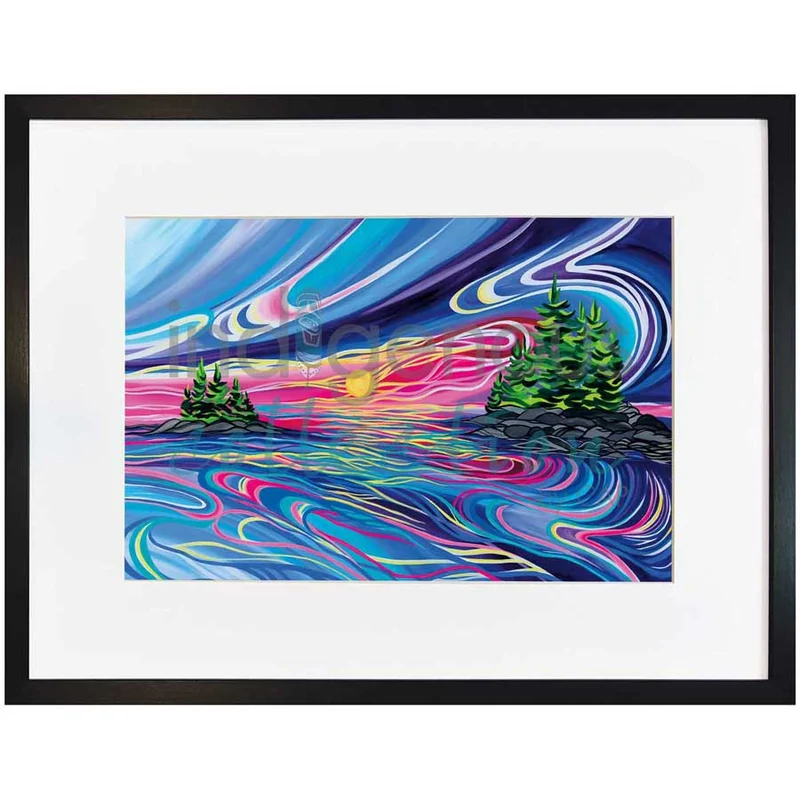 Reflect and Grow With Love Wall Art by Shawna Boulette Grapentine | Indigenous Art Print Canada