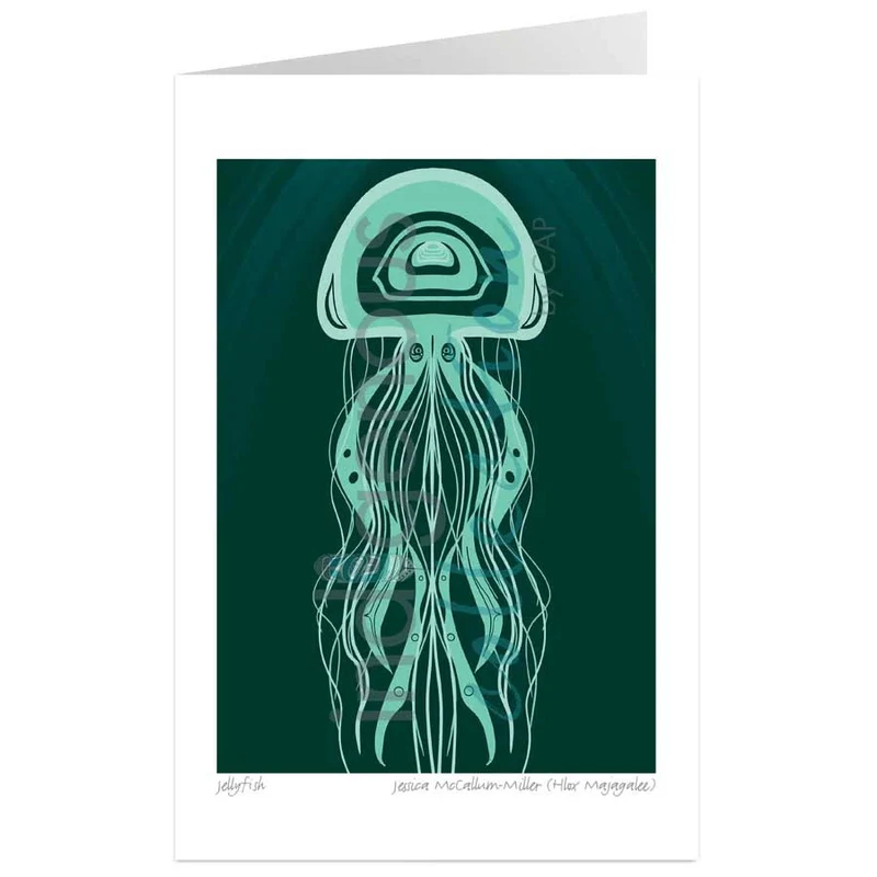 Jellyfish Wall Art, artwork by Indigenous artist Jessica McCallum-Miller