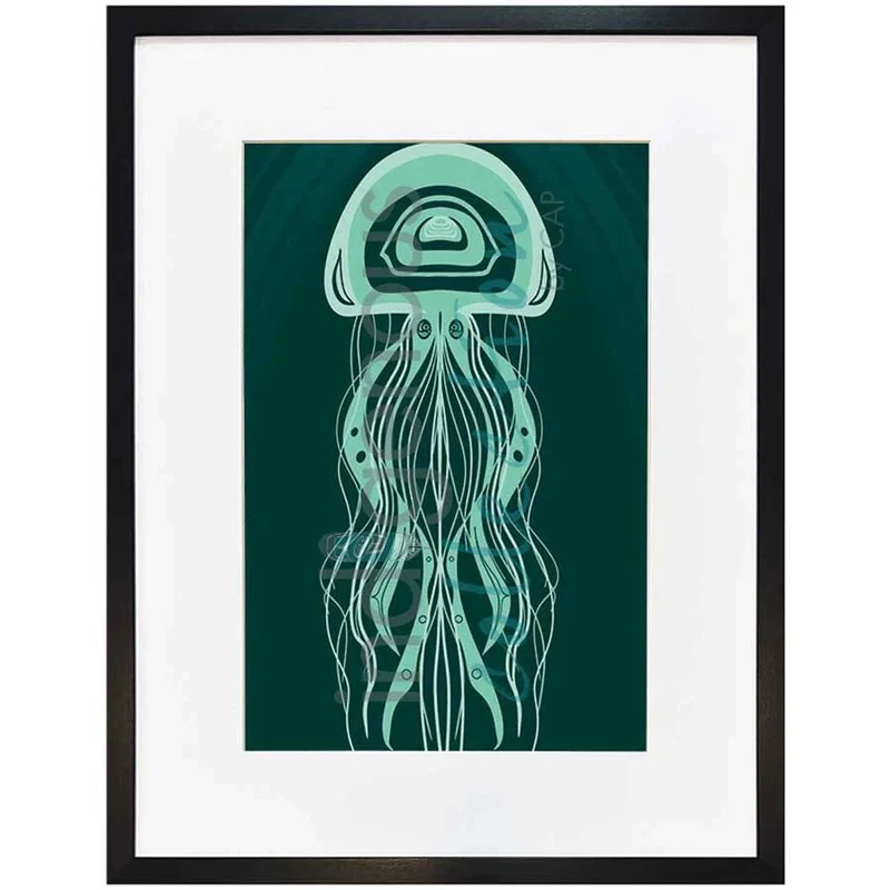Jellyfish Wall Art, artwork by Indigenous artist Jessica McCallum-Miller