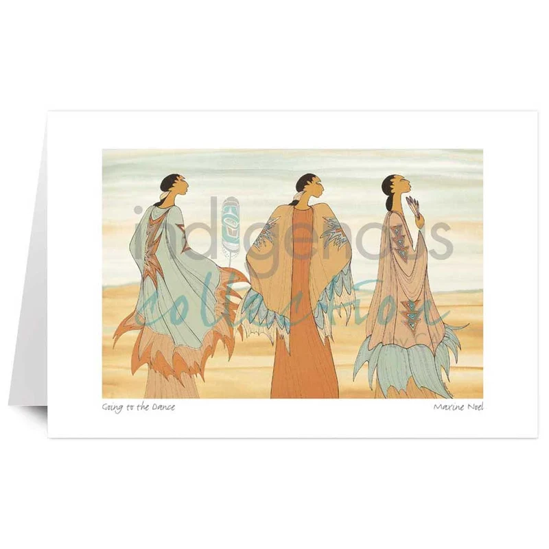 Going To The Dance Wall Art by Maxine Noel | Indigenous Art Print Canada