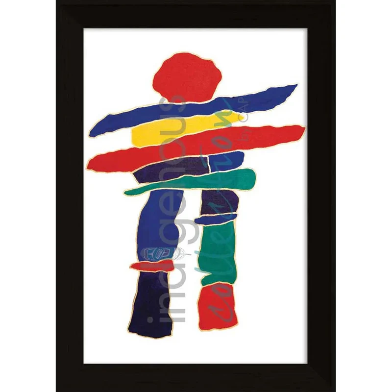 The Landmark Wall Art by Dawn Oman | Indigenous Art Print Canada