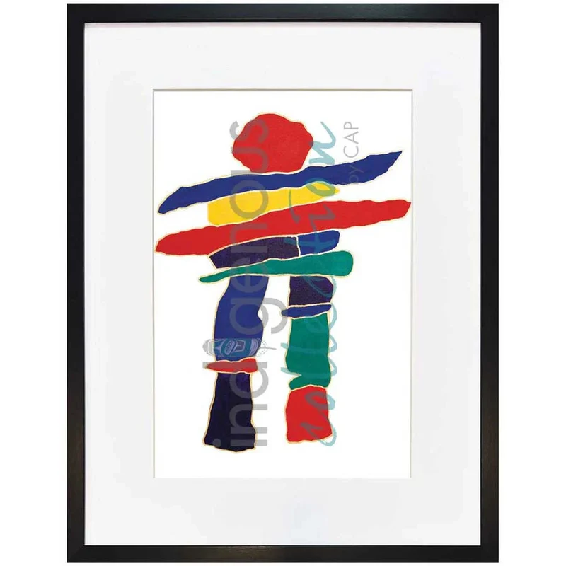 The Landmark Wall Art by Dawn Oman | Indigenous Art Print Canada