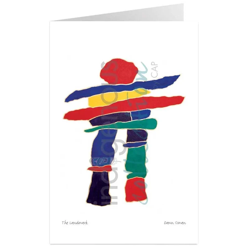 The Landmark Wall Art by Dawn Oman | Indigenous Art Print Canada