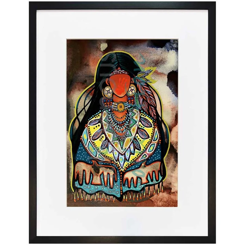 Thunderbird Woman Wall Art by Jackie Traverse | Indigenous Art Print Canada