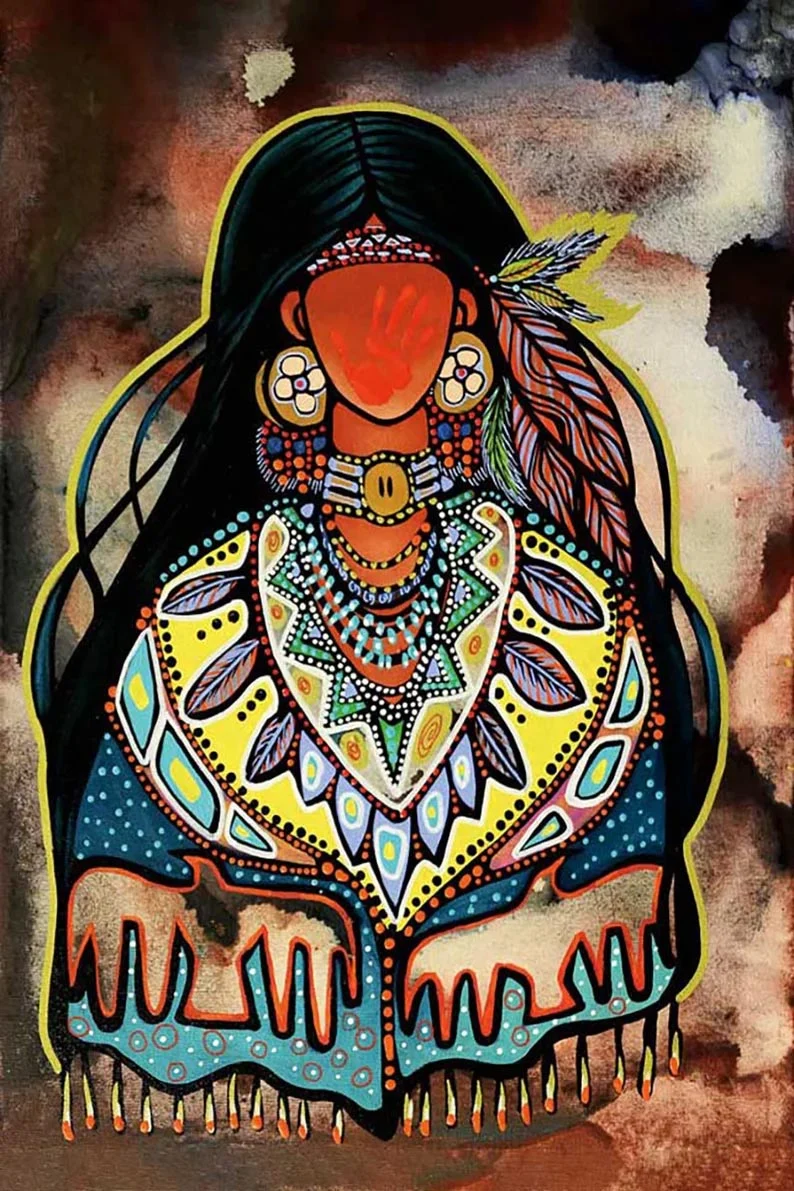 Thunderbird Woman Wall Art by Jackie Traverse | Indigenous Art Print Canada