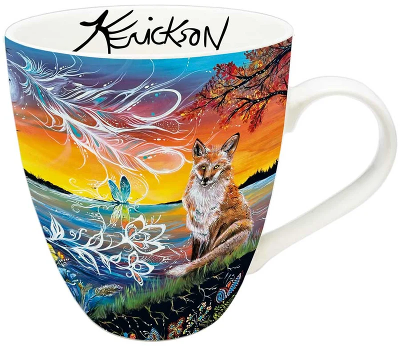 Daytime Dreamer mug by Metis artist, Karen Erickson