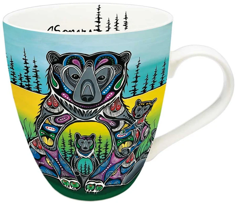 Bear Medicine 18 oz mug by Indigenous artist, Jessica Somers