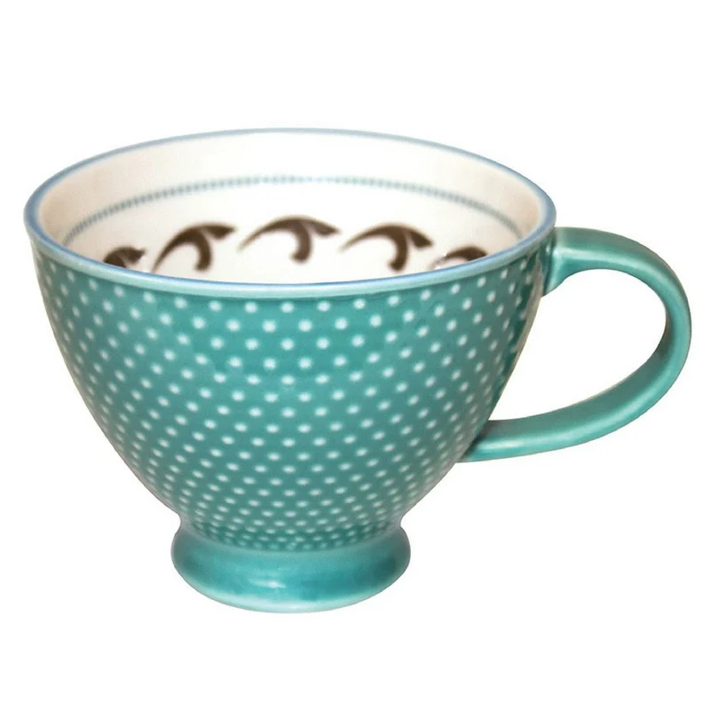 Killer Whale Porcelain Mug, Design by Gitxsan Artist, Trevor Angus