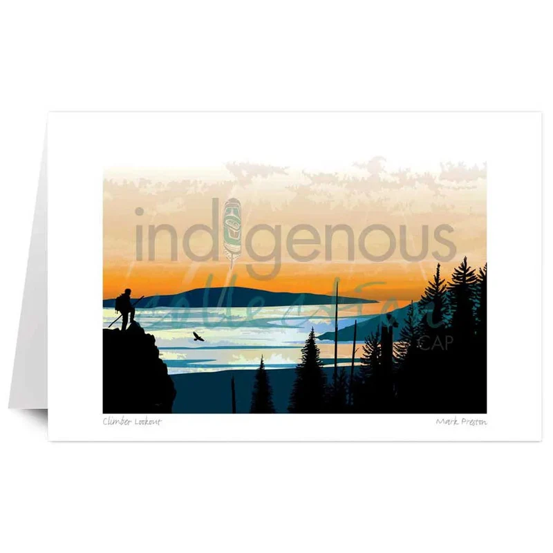 "Climber Lookout" Wall Art, artwork by Indigenous artist Mark Preston