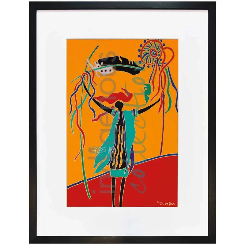 "The Healer" Wall Art, artwork by Indigenous artist Dawn Oman
