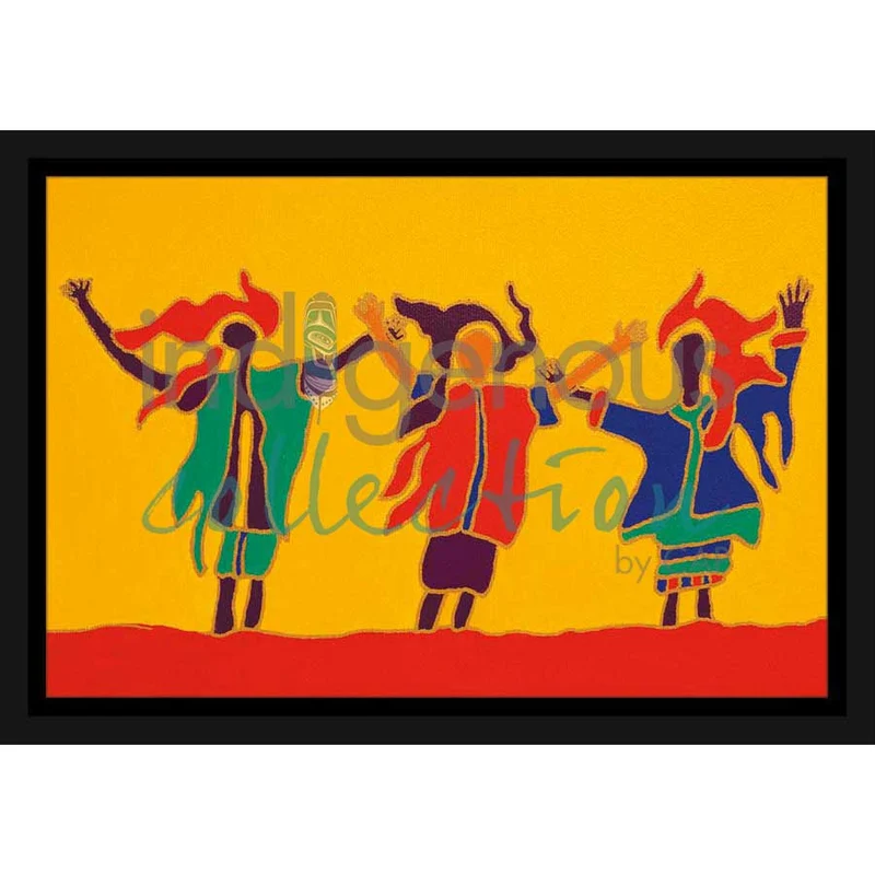 "Sunshine Sisters" Wall Art, artwork by Indigenous artist Dawn Oman