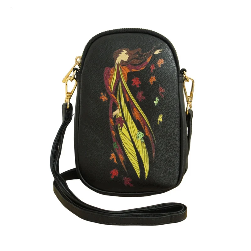 Leaf Dancer Phone Bag by Indigenous Artist Maxine Noel