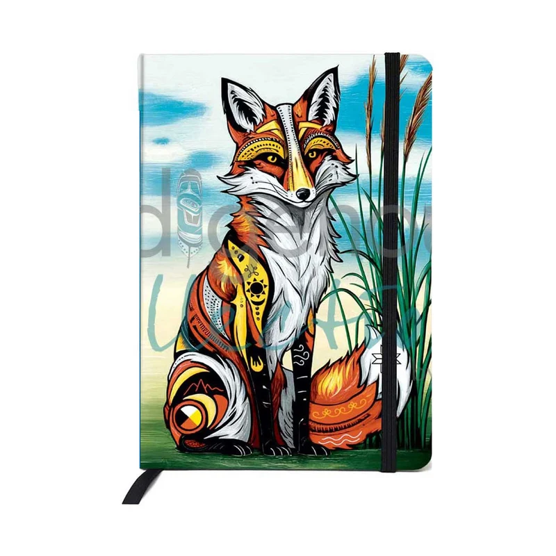 Spirit Fox Journal - artwork by Indigenous Artist, Stephanie White