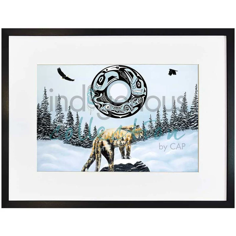 Nature's Beauty Wall Art by Shelley Davies | Indigenous Art Print Canada