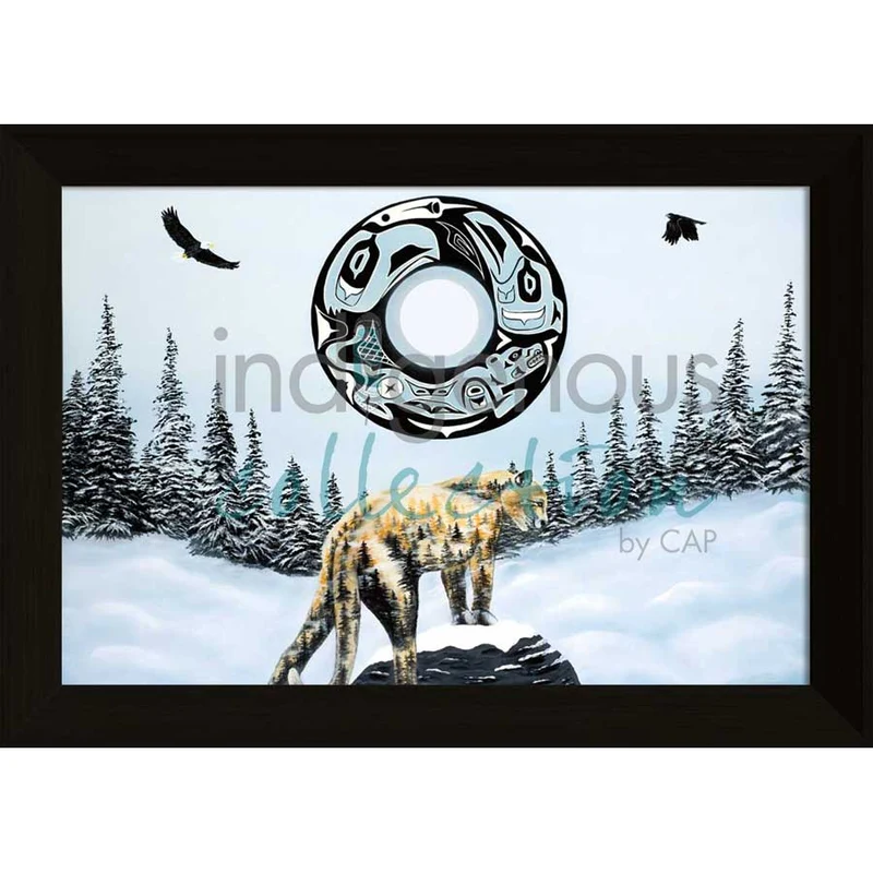 Nature's Beauty Wall Art by Shelley Davies | Indigenous Art Print Canada