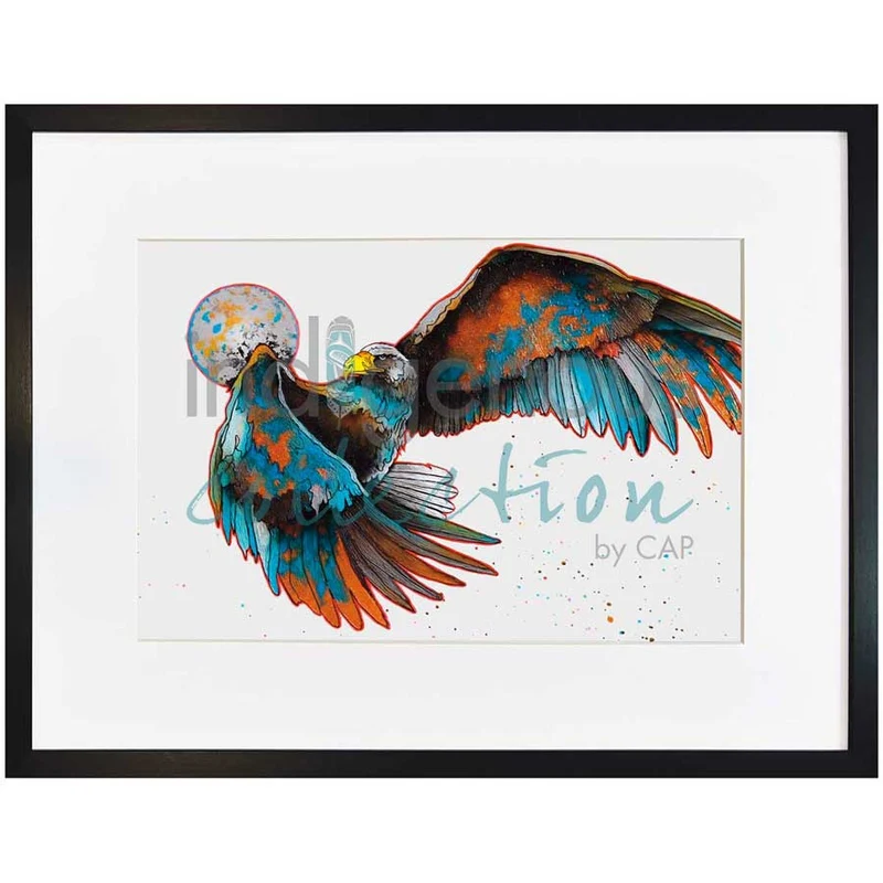 Lunar Ascension Wall Art by Micqaela Jones | Indigenous Art Print Canada