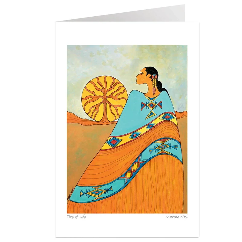 Tree of Life Wall Art by Maxine Noel | Indigenous Art Print Canada